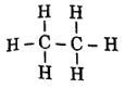 The structural formula of methane is: